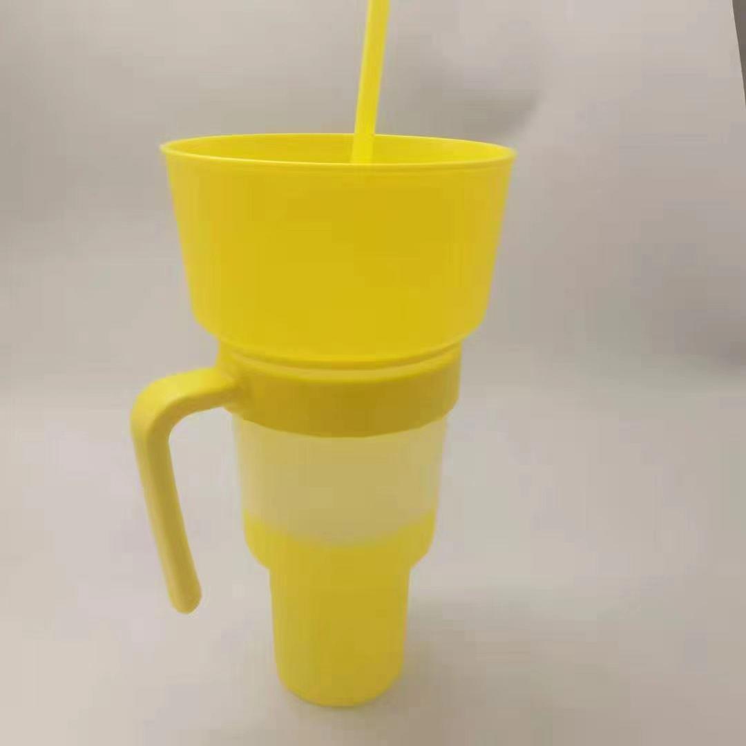 Snack With Handle Straw Cup Kitchen Gadgets