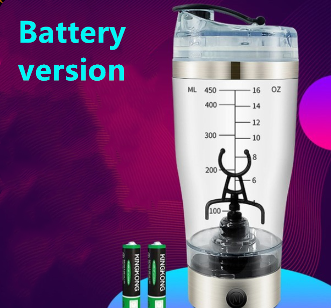 Electric Protein Shake Stirrer USB Shake Bottle Milk Coffee Blender Kettle Sports And Fitness Charging Electric Shaker bottle