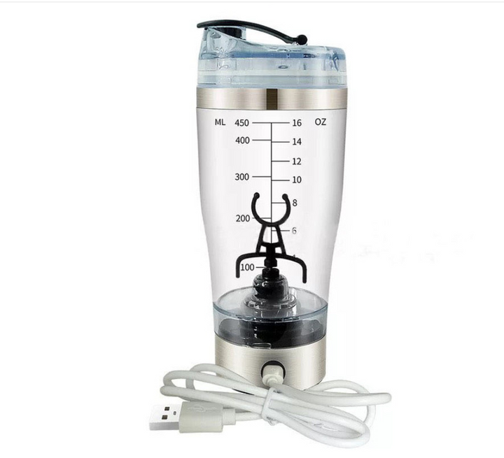 Electric Protein Shake Stirrer USB Shake Bottle Milk Coffee Blender Kettle Sports And Fitness Charging Electric Shaker bottle